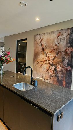 Blossom in wabi sabi style