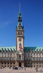 Hamburger Rathaus, Hamburg, Deutschland, Europa
