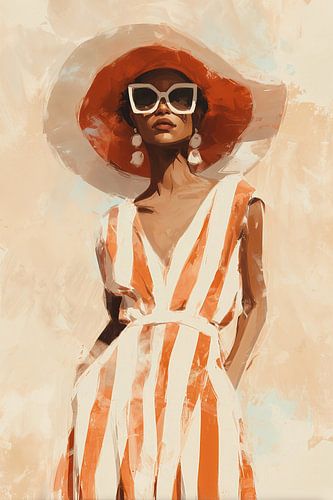 Retro Elegance in Terracotta no.6