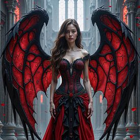 NYXARIELLA – The glamorous angel in the cathedral by INFERAURUM