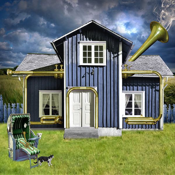 House of the Trumpeter - H. Fischer by mimone art