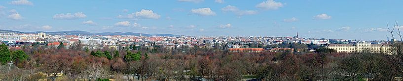 Panorama vom Westen Wiens von Leopold Brix