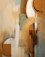 Moderne et abstrait dans les tons de terre