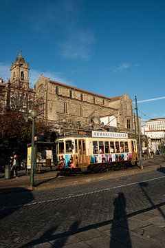 Straßenbahn in Porto, Portugal von Ellis Peeters