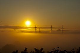 Sunrise on the Kiel Canal