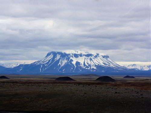 Mountainous landscape Iceland