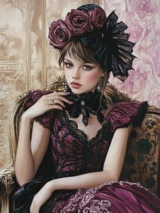 Portrait néo-rococo
