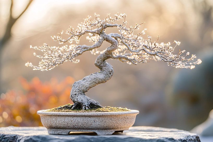 Elegant potted bonsai tree by Imperial Art House