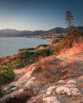 Sunrise Crete Coast by Sven Hilscher