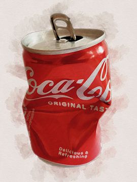 Coca Cola Op Canvas Behang En Meer Bestellen