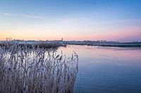 Zonsopgang op een winterse dag