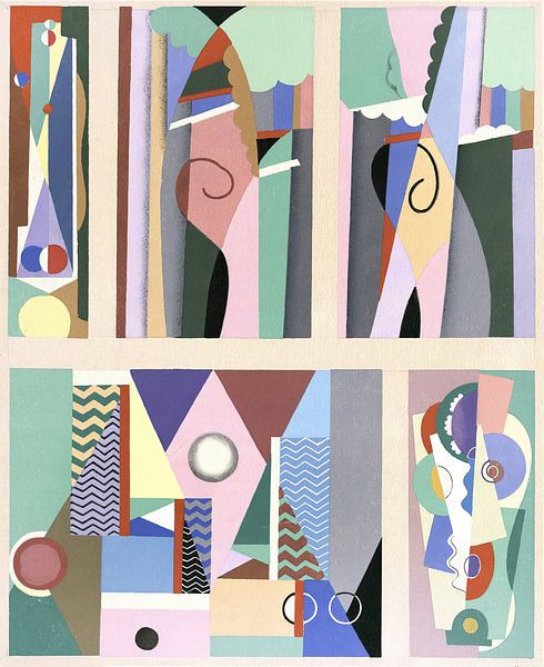 Collection Décors et couleurs 09 (1930) de Georges Valmier par Peter Balan