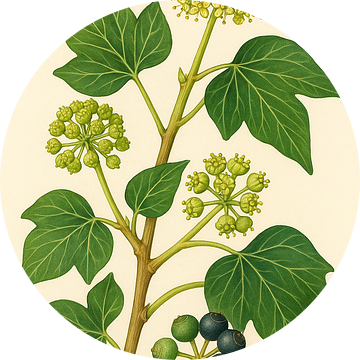 Klimop in Wintertooi — Botanisch Portret