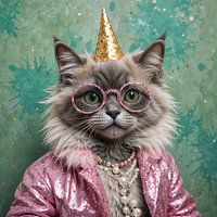 Glitter Queen Kitty