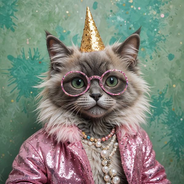 Glitter Queen Kitty by Studio Sunny