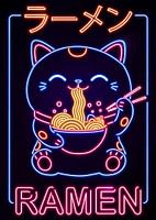 Neko Ramen Sign
