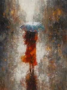 Reflections in Rain by Arjen Roos