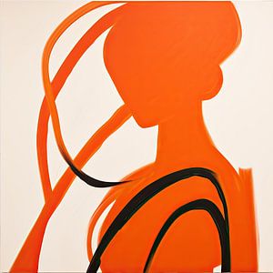 Modernes Orange