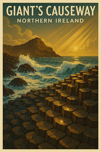 Legende over Giant's Causeway Noord-Ierland