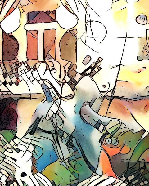 Kandinsky trifft Cartagena, Motiv 2 von zam art