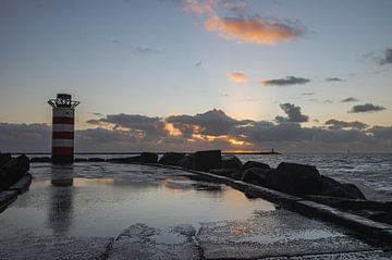 Jetée nord d'ijmuiden sur Paul Veen