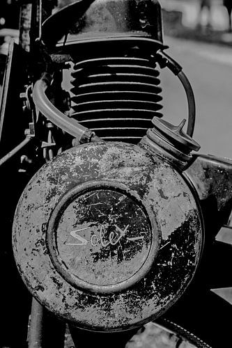 Solex motorblok zwart/wit