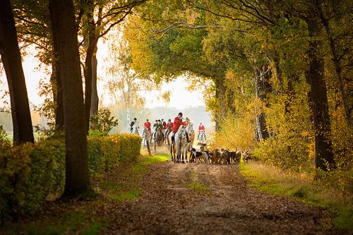 Schlupfjagd, Ausrüstung mit Mob gegen untergehende Sonne