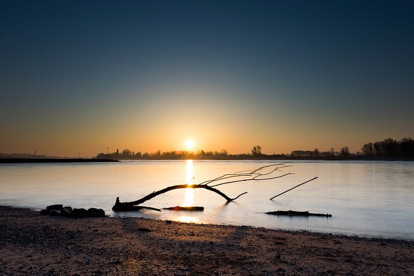 sunrise above the water by Patrick Verhoef