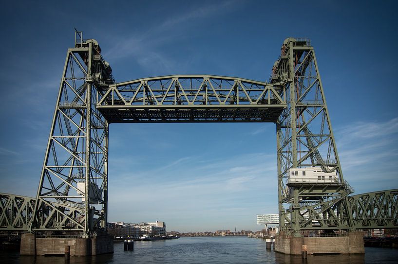 Old Railway Bridge De Hef in Rotterdam by Patrick Verhoef