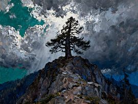 The last tree on the summit by Kristin M