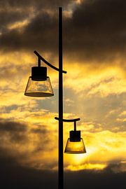 Lanterns in the evening sun