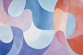 Pastel Abstract | Organische Vormen in Pastel
