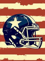 Amerikanischer Football Helm