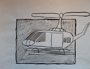 Helicopter van Cynthia Seinen