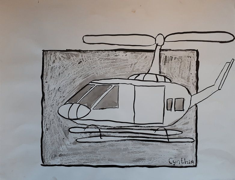 Hubschrauber von Cynthia Seinen