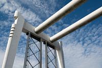 Abstract sculpture lift bridge Dordrecht