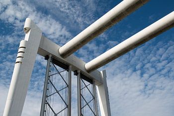 Abstrakte Skulptur Hubbrücke Dordrecht