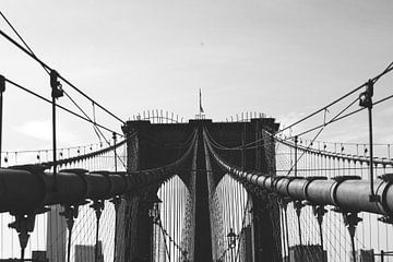 Brooklyn Bridge Up Close van Walljar