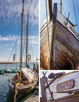 Dromen van de zee: houten boten in Zingst aan de Oostzee van Christian Müringer