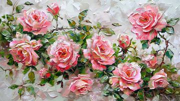 Jardin de roses romantique 3 sur ByNoukk