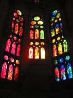 Glas-in-loodraam Sagrada Familia