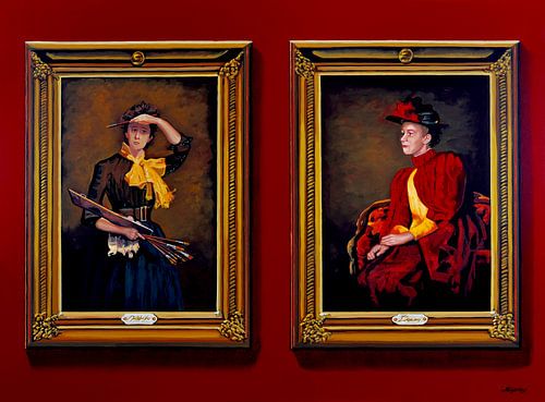 Therese Schwartze Peinture de portrait sur Paul Meijering