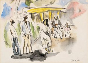 Jules Pascin, Südliche Szene, 1916