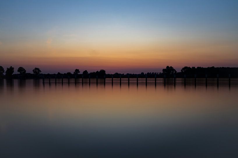 Zonsondergang aan het IJ van Bas Rutgers