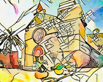 Kandinsky ontmoet Mallorca, Motief 2 van zam art
