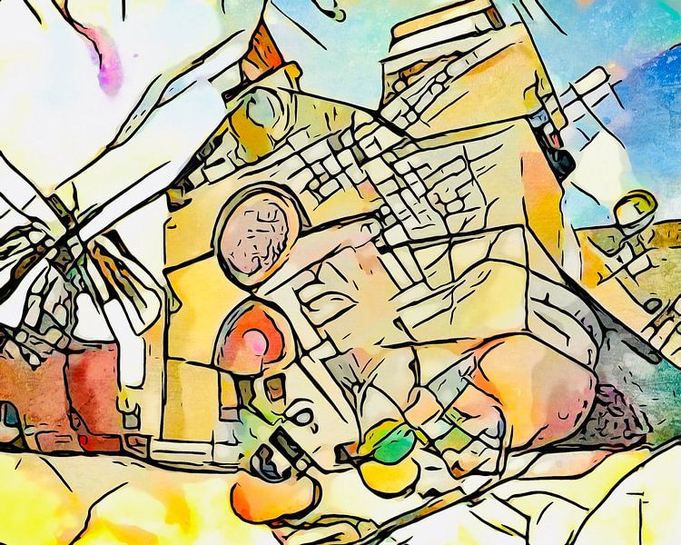 Kandinsky trifft Mallorca, Motiv 2 von zam art