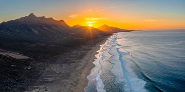 Strand bei Sonnenuntergang von Markus Lange