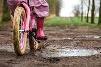 Radfahren im Regen