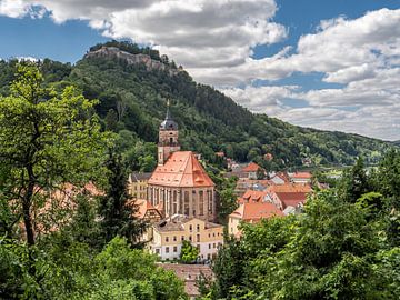 Königstein, Sächsische Schweiz - Kirche und Festung von Pixelwerk