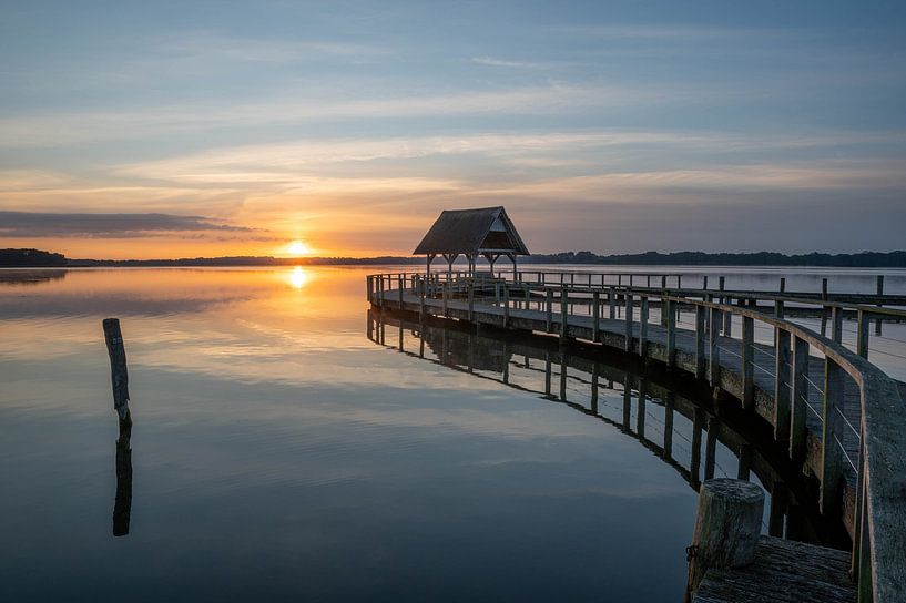 Sunrise at the lake. by Karsten Rahn